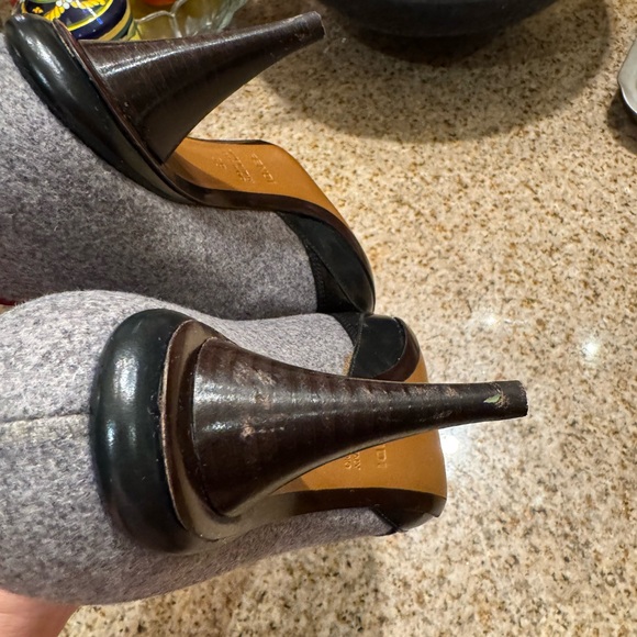 Fendi Colorblock Pattern Pump Booties - Picture 8 of 8